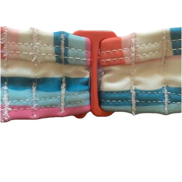 AEROPOSTALE Live Love Dream Rainbow Stripe Bikini Top Small New Partial Tags - Picture 5 of 7